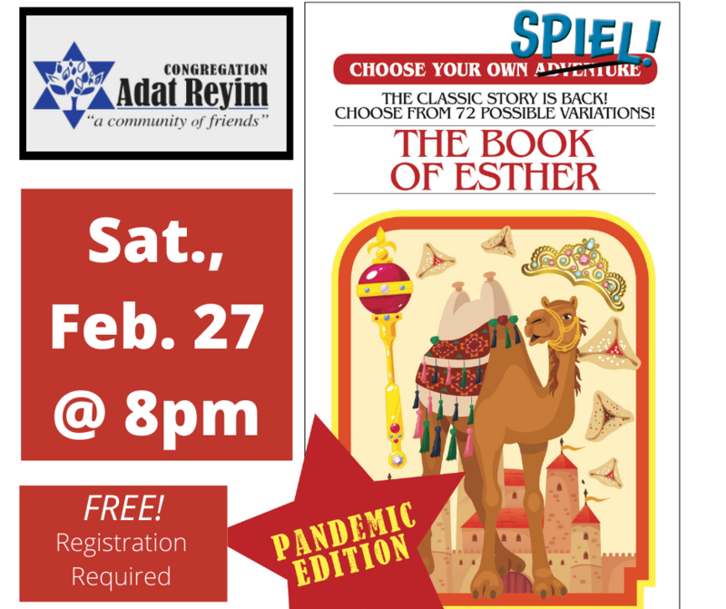 Banner Image for Purim Spiel - Choose your own adventure!
