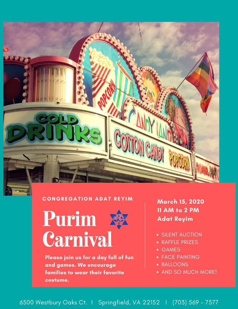 Banner Image for Purim Carnival ***CANCELLED***