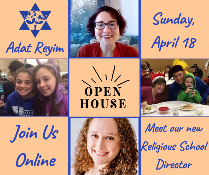 Banner Image for Online Religious School Ruach/Open House