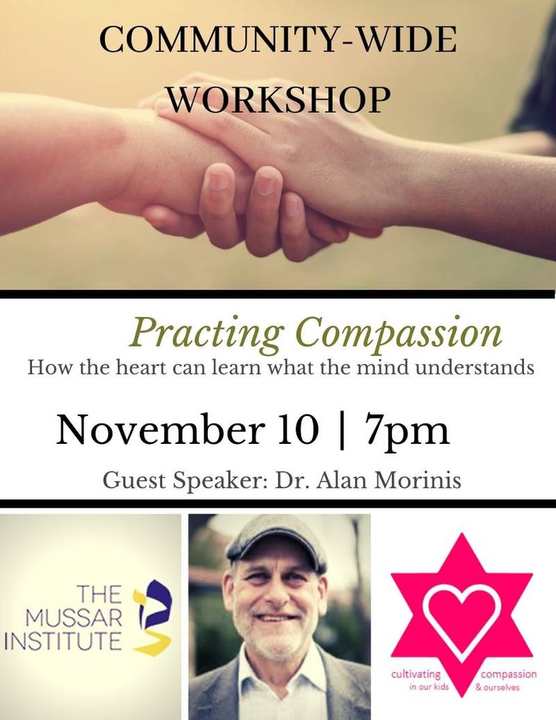 Banner Image for Practicing Compassion Workshop - Guest Speaker: Dr. Alan Morinis