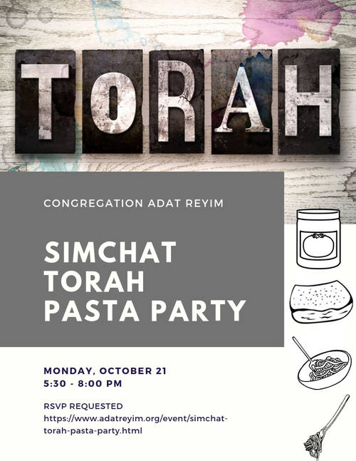 Banner Image for Simchat Torah Pasta Party
