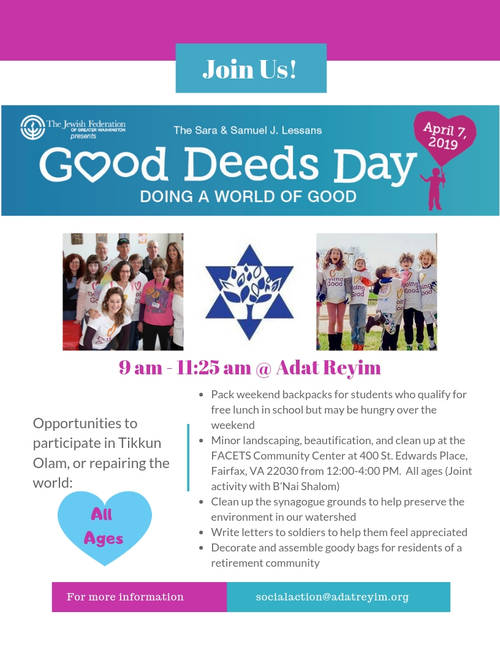 Banner Image for Good Deeds Day