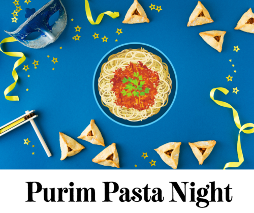 Banner Image for Purim Pasta Night